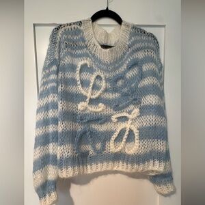 Loewe Striped Anagram Knit Sweater